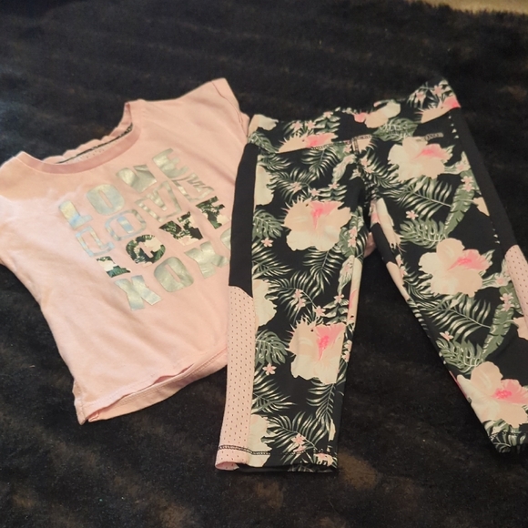 XOXO Other - XOXO KIDS Love Graphic Pink and Floral Kids Set
